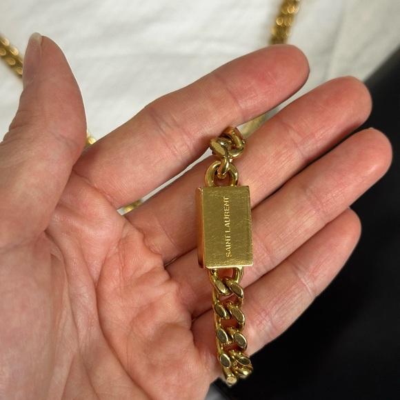 KATE MEDIUM TASSEL GRAIN DE POUDRE EMBOSSED LEATHER YSL SAINT LAURENT BAG PURSE - Picture 7 of 15